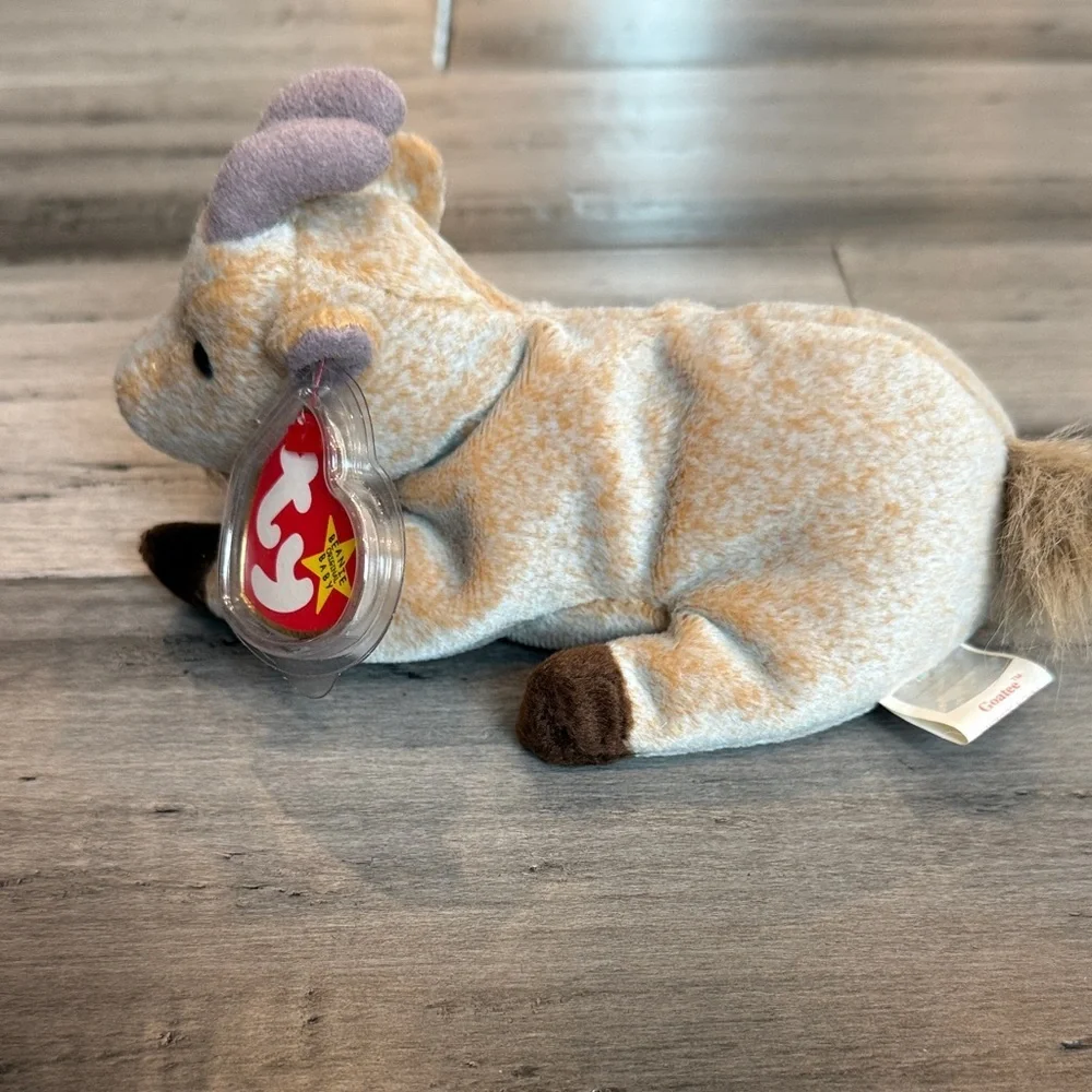 VINTAGE Collectable Goatee Beanie Baby Plush Toy - Picture 3 of 8